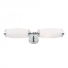 Applique eliot2, chrome et verre