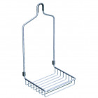 Panier pour wc polyvalent à suspendreen laiton chromé serie miami 140 x 125 x 291 mm