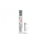 Lot de 5 forets à métaux rectifiés HSS-G DIN 340 série longue Ø5,0mm Longueur 132mm BOSCH 2608596820