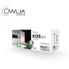 5 Spots LED à Encastrer - KOS + Transformateur 30W - Ø42mm - Ø de perçage 32mm - Plug & Play - Spot Dimmable - Basse Intensité - Couleur d'éclairage au choix