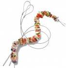 Brochettes flexibles gril et marinade (lot de 2)