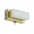 Applique murale dorée techno   6.5 cm