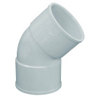 Coude pvc 45° évacuation femelle femelle ø110 first plast