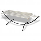 Hamac jardin 80 x 200 cm crème helloshop26 2202055