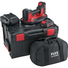 Ventouse électrique sans fil - 18V - FLEX - L-Boxx + 2 Batteries 2.5 Ah + Chargeur - 531332