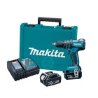 Coffret DHP480RME perceuse visseuse à percussion DHP480 + 2 x 4,0 Ah 18 V + chargeur Makita