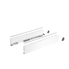 Profilé latéral de tiroir AvanTech YOU, H101mm x L550mm, blanc, gauche et droite - HETTICH - 9353389