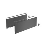 Profilé latéral de tiroir AvanTech YOU, hauteur 187 mm x NL 550 mm, Anthracite, gauche et droite - HETTICH - 9353445