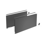 Profilé latéral de tiroir AvanTech YOU, hauteur 251 mm x NL 550 mm, Anthracite, gauche et droite - HETTICH - 9353452