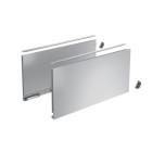 Profilé latéral de tiroir AvanTech YOU, hauteur 251 mm x NL 500 mm, Argent, gauche et droite - HETTICH - 9353375