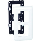 Legrand leg99673 plaque support pour 2 x 2 modules mosaic