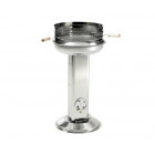 Barbecue rond sur grille de 39 cm en acier inoxydable import allemagne
