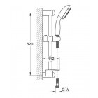 GROHE Nouvelle Tempesta Set de douche 2 jets 27926000 (Import Allemagne)