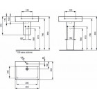 Ideal Standard Connect E713801 Lavabo cube 50 x 46 cm Blanc