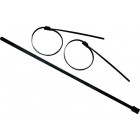 Arnould arn08702 colliers noirs largeur 7,6 mm jeu de 10 - longueur 194 mm