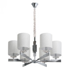 Suspension chromée megapolis 6 ampoules 146 cm Suspension chromée megapolis 6 ampoules 146 cm