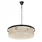 Suspension noire loft 10 ampoules 89 cm