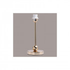 Lampe de table dorée megapolis 1 ampoule 30 cm
