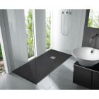 Mitola receveur en résine composite liwa 140x90 anthracite