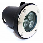 Spot extérieur encastrable sol led 3w ip65 80 - couleur eclairage : blanc froid 6000k - 8000k