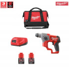 Kit M12CHD2 perforateur M12CH + 2 x 2,0 Ah + chargeur + sac à outil M Milwaukee