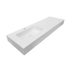 Mitola plan vasque rectangulaire 1 bac gauche ibiza 120x46cm