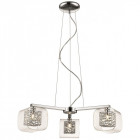 Suspension chrome nottingham 3 lumières