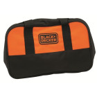 Black & decker perceuse visseuse sans fil 10,8 v avec outillage a main et sac de transport