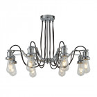 Plafonnier olivia, chrome, 8 ampoules