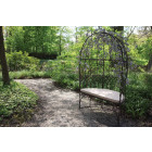 Banc de jardin en métal belvédère
