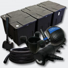 Kit:filtration de bassin 90000l 72 watts uvc stérilisateur pompe fontaine