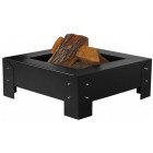 Brasero en acier peint pieds cloutés 60 cm
