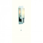 Applique spa, chrome et verre opale