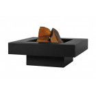 Brasero en acier peint plateau design 70 cm