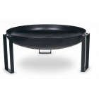 Brasero en acier peint rond pieds design 60 cm