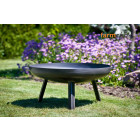 Brasero rond en acier 3 pieds fins 70 cm