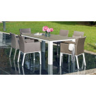 Table de jardin florence 180cm - Taupe