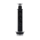 OTIO Bloc multiprise escamotable 3 P + 2 USB Systeme 'Push'