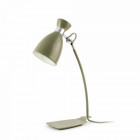 Lampe de table verte retro 1 ampoule
