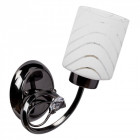 Applique murale grise megapolis 1 ampoule 14 cm