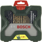 Bosch 2607019324 x-line coffret de mèches titanium 30 pièces