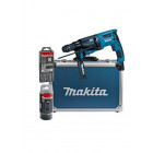Makita hr2611ftj perforateur-burinateur pour sds-plus 26mm dans un coffret en aluminium, hr2631ft13