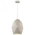 Suspension blanc derby l23 1 lumières