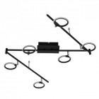 Spot noir techno 6 ampoules 22 cm