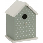 Nichoir déco à pois pour oiseaux