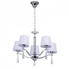Suspension chromée megapolis 5 ampoules 85 cm