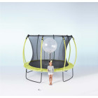 Trampoline junior avec protection réversible bleu océan ou citron 305 cm
