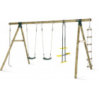 Portique en bois avec agrès
