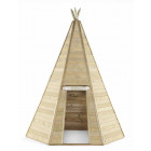 Grand tipi d'extérieur en bois 220 cm