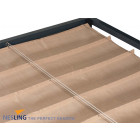 Pergola autoportante bois douglas toile sable 4 x 2 m
